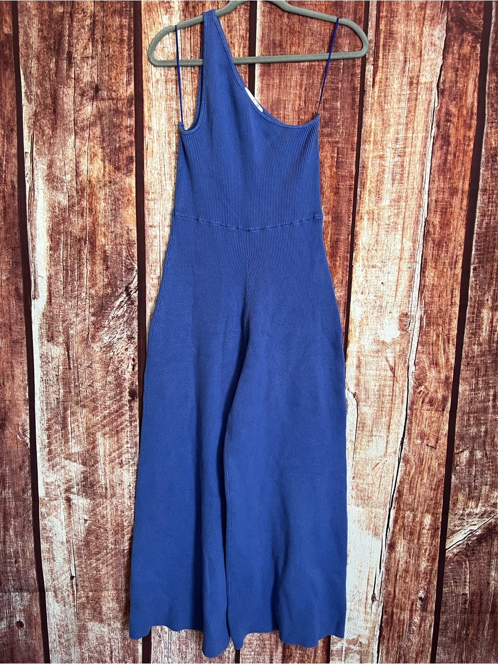 Free People Beach | One-Shoulder Wide-Leg Jumpsuit - Picture 2 of 12